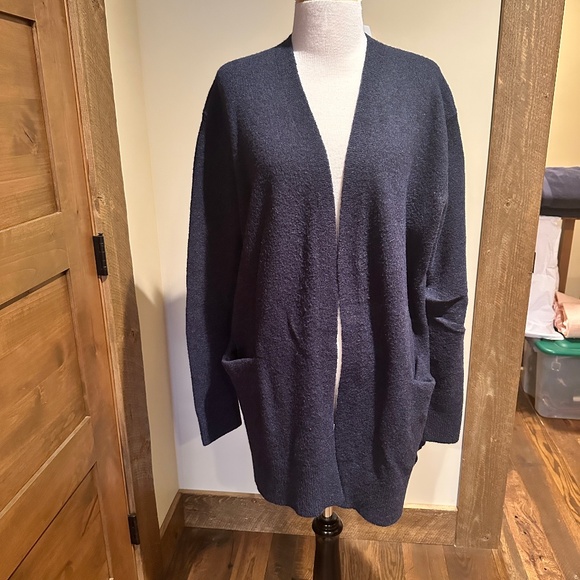 Madewell Sweaters - Madewell Kent Cardigan Long Line Open Front Alpaca Blend XL